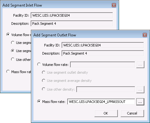 Add Segment Inlet Flow